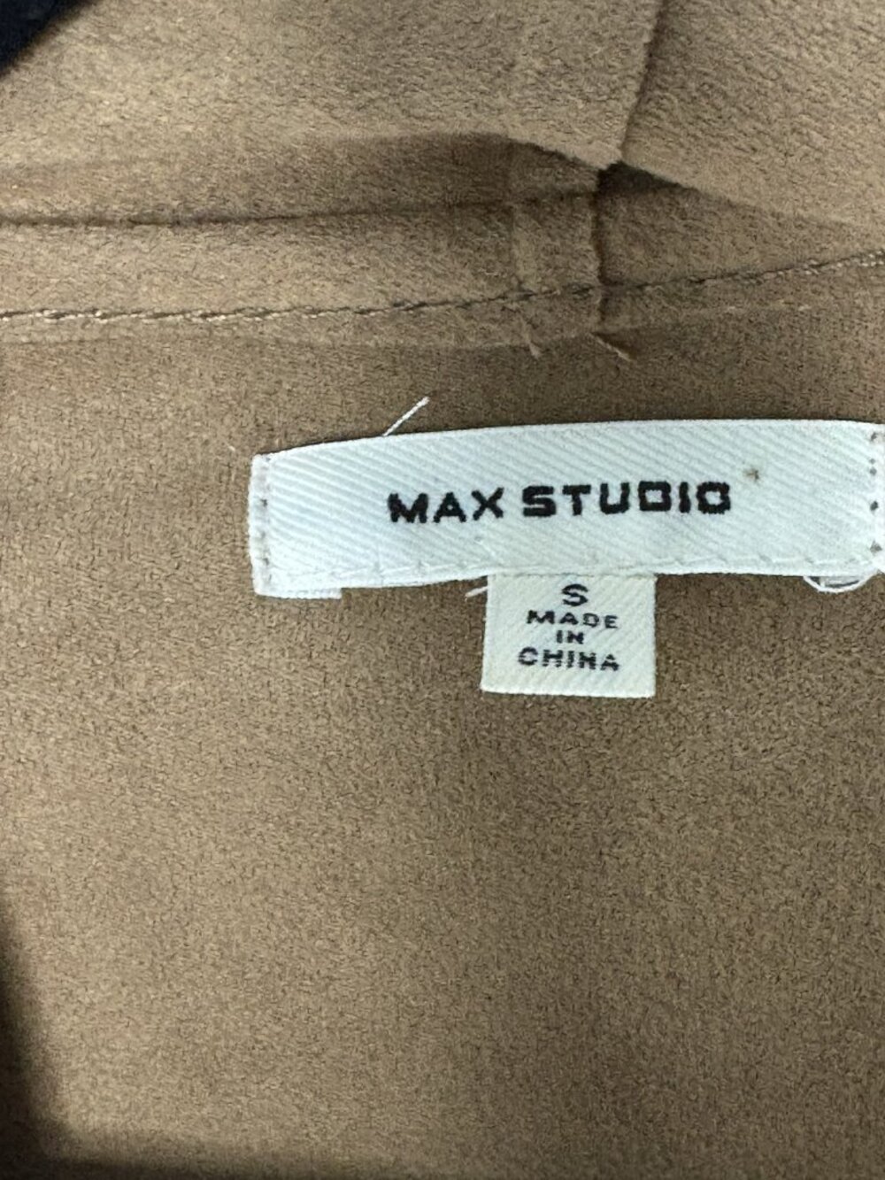 Max Studio Faux Suede Cardigan - Size S - Picture 3 of 6